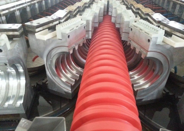 Maszyna do produkcji rur spiralnych jednorzędowych PE / PP (wielowarstwowa) Linia wytłaczania Dieф50-200mm