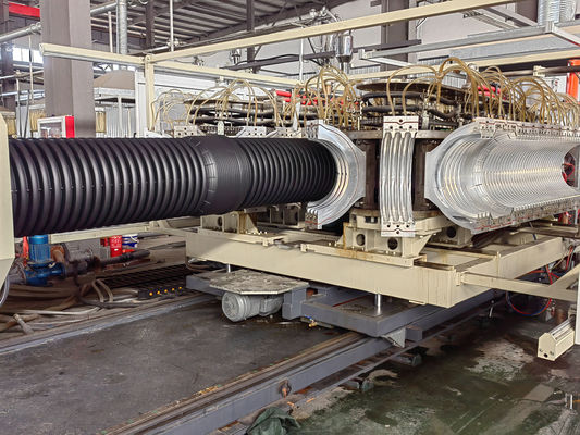 Durable Double Wall Corrugated Pipe Extrusion Line with Deep Screw Channel Structure