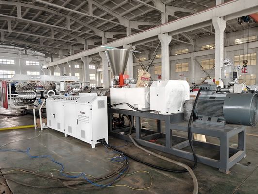 Conical Twin Screw Extruder PVC Double Wall Corrugated Tube Extrusion Machine For Plastic Pipes Pipe Machine