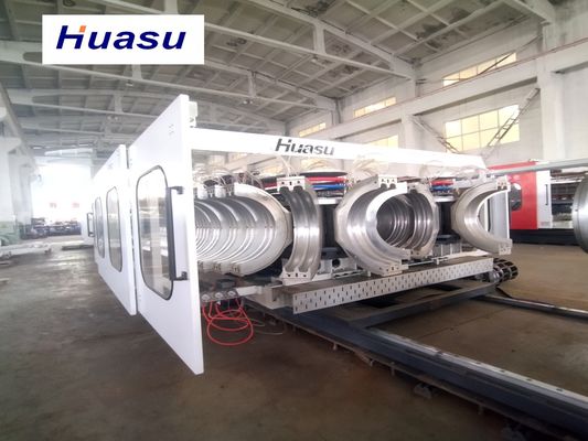 Plastic Flexible Corrugated Pipe Extrusion Production Line / Making Machine