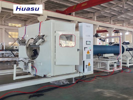 Plastic Flexible Corrugated Pipe Extrusion Production Line / Making Machine