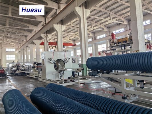 Plastic Single-wall / Double-wall Corrugated Pipe Machine / Production / Extrusion Line