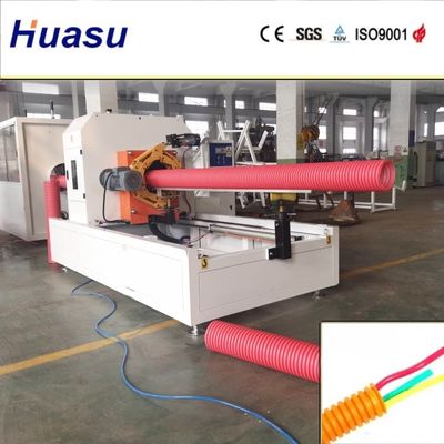 Double Wall Corrugated Pipe Extrusion Line Unique For Dual Wall Pipe Production Line