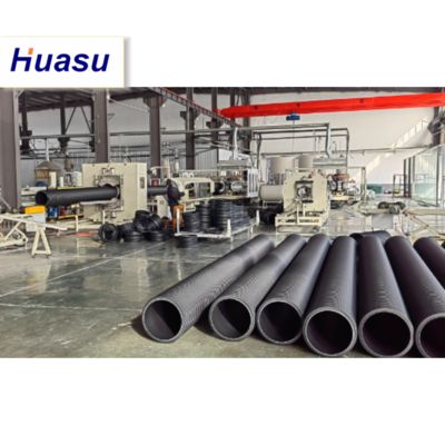 Automatic DWC Pipe Extrusion Line with Siemens PLC and High Speed for PVC PE MPP PA HDPE