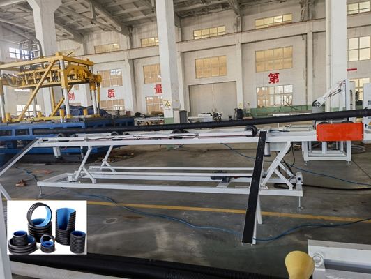 HDPE Double Wall Corrugated Pipe Extrusion Line 32-1600mm