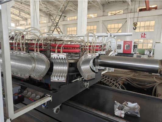 HDPE Double Wall Corrugated Pipe Extrusion Line 1600mm with Siemens PLC