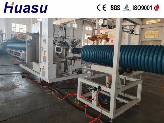 DWC Pipe Extrusion Line with 32-1600mm Pipe Diameter 60-2000kg/h Capacity and 0.5-5m/min Production Speed
