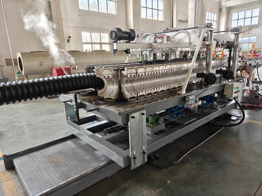 Energy-Saving Plastic Corrugated Pipe Extruder Machine with 35-55 Working Days Lead Time for Automatic Corrugation Pipe Line
