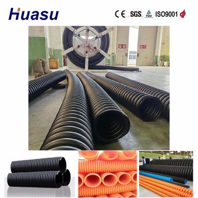 Full Intermeshing Engagement System Single Wall Corrugated Pipe Extrusion Line with 60-2000kg/h Output 32mm-1600mm Diameter Range