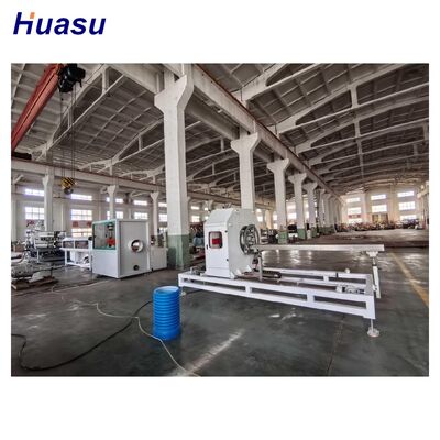 Energy Saving HDPE Pipe Extrusion Line Output 100-2000kgh Including Air Cooling and Water Cooling Systems Ensuring Consistent Pipe