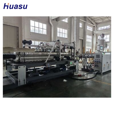 High Speed Automatic And Computerized HDPE Corrugated Pipe Making Machine For 32mm - 1600mm Pipe Diameter