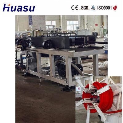 Air Cooling And Water Cooling Cable Protection Pipe Extrusion Line With Single Screw Extruder And PLC Remote Control