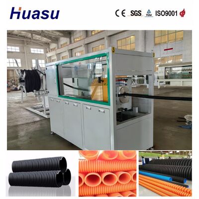 Computerized Control High Productivity Corrugated Pipe Extrusion Line for 32-1600mm Pipe Range