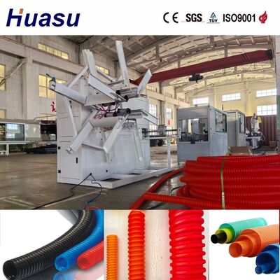 Water Cooling Single Wall Corrugated Pipe Extrusion Line with PLC Remote Control for 32mm - 1600mm Pipe Diameter