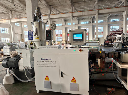 Double Wall Corrugated Pipe Extrusion Machine with HV740 Barrel Screw Siemens Frequency Controller and 20CrMnTi Gear Material