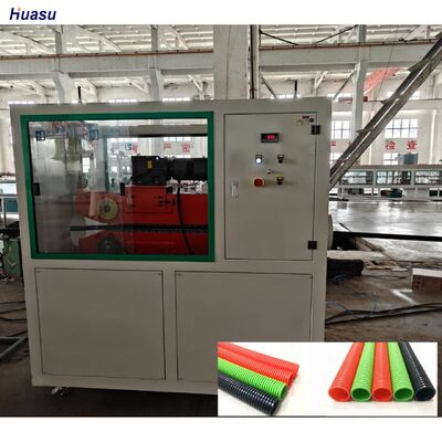 Single Wall Corrugated Pipe Extrusion Line with Hard Teeth Face Gearbox for High-Accuracy and Electric Heating