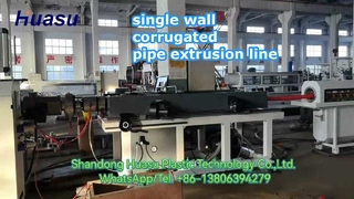 Linia do wytłaczania rur falistych o średnicy 50-110 mm