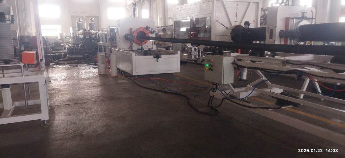 Siemens Electric Element Horizontal Corrugator Double Wall Corrugated Pipe Extrusion Line o mocy 60-2000 kg/h