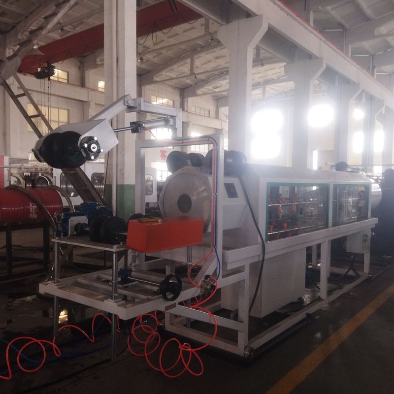 Zautomatyzowana, skomputeryzowana linia do wytłaczania dwuściennych rur karbowanych z silnikiem Siemens i wydajnością 8-15 kg/h