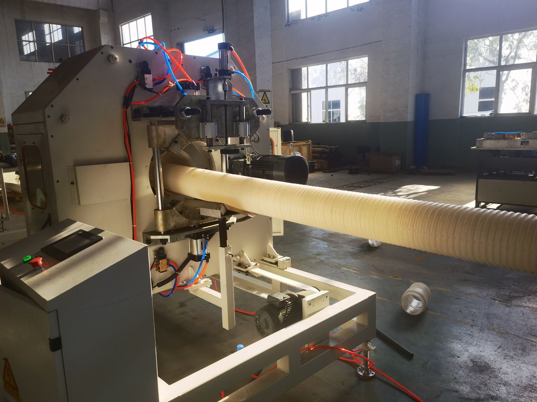 Wodochładzająca linia wytłaczania rury falistej o pojedynczej ścianie z automatycznym zasilaczem i kontaktorem Siemens