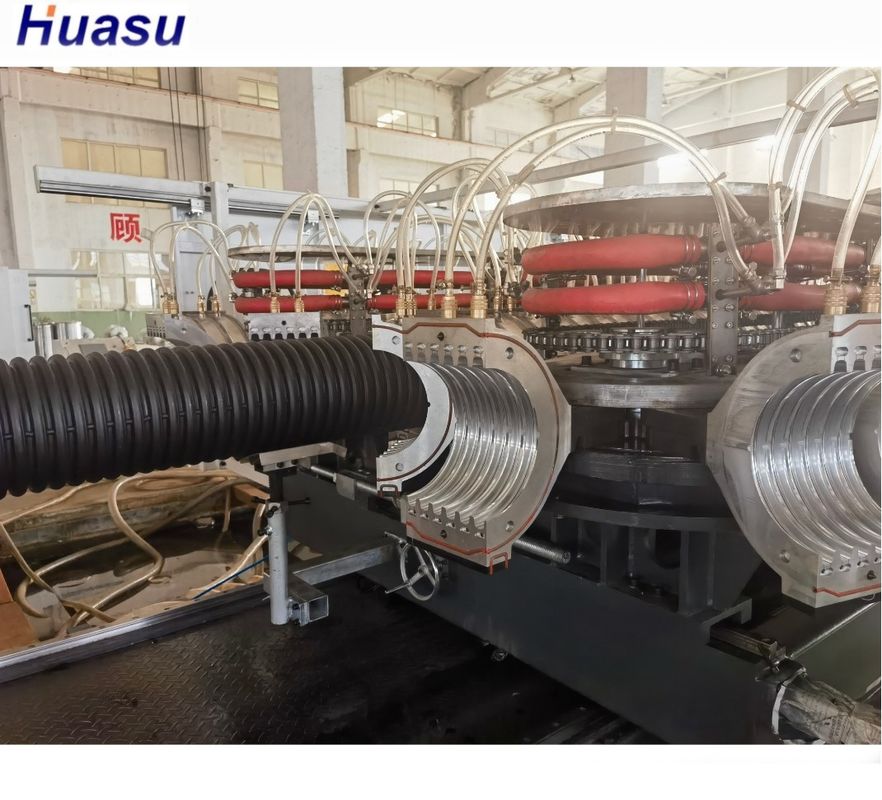 Linia wytłaczania rurociągów falistej o pojedynczej śruby do produkcji rurociągów drutowych i kablowych