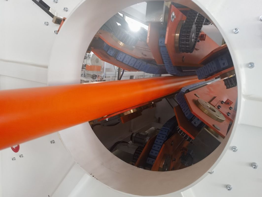 Jednoskrętowa linia wytłaczania rur HDPE z materiałem śruby 38CrMoAl i metodą chłodzenia wodą