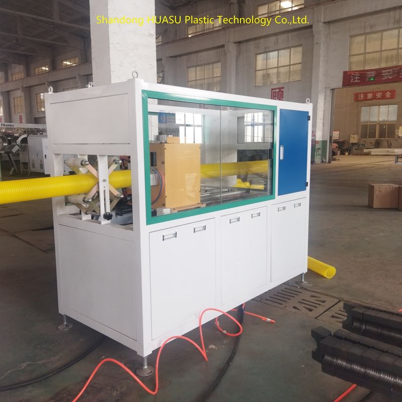 Automatyczna, konfigurowalna linia do wytłaczania rur z tworzyw sztucznych o całkowitej mocy, z komponentami elektrycznymi Siemens/ABB i chłodzeniem wodą wysokociśnieniową