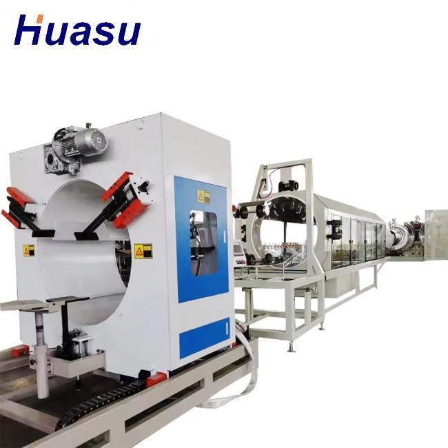 Koniczna linia wytłaczania rur DWC z dwoma śrubokrętami o średnicy rur 32-1600 mm i pojemności 60-2000 kg/h