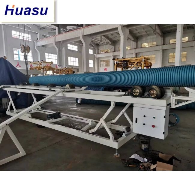 Linia do wytłaczania rur DWC o średnicy 32-1600mm, wydajności 60-2000kg/h i sterowaniu Siemens PLC do rur karbowanych PVC/PE