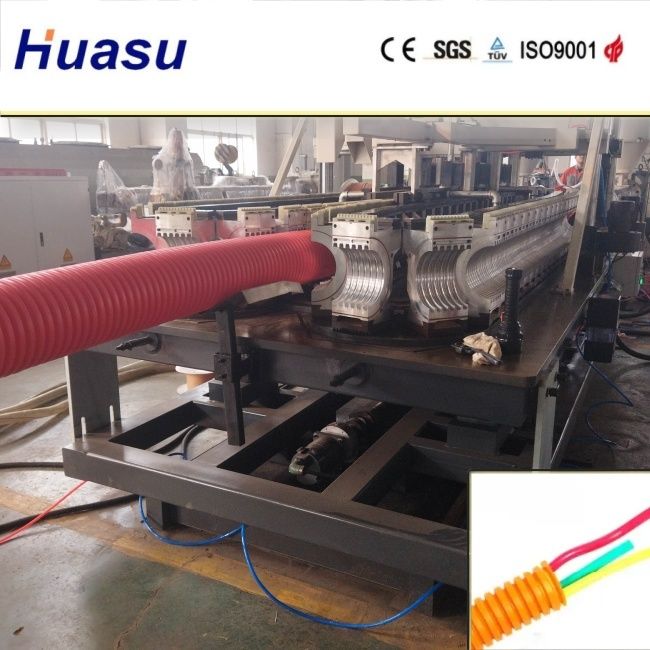 Automatyczna linia do produkcji rur falistych dwuściennych z technologią Siemens PLC i zgrzewaniem w linii