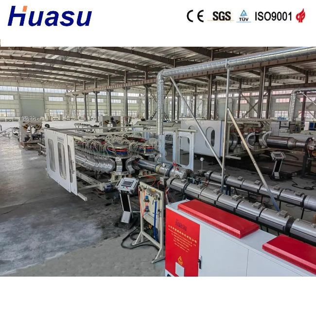 Wysokiej wydajności linia wytłaczania rury z podwójnymi ścianami falistej z średnicą rury 32-1600 mm i technologią Siemens PLC