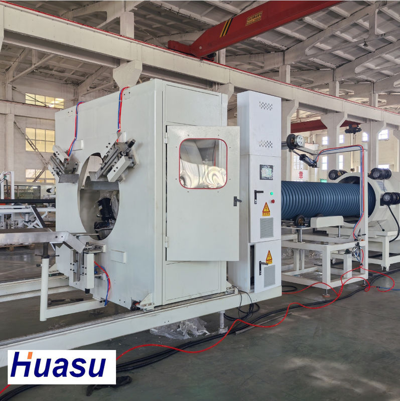 Linia do wytłaczania rur falistych dwuściennych z główną elektryką Siemens i metodą chłodzenia wodą