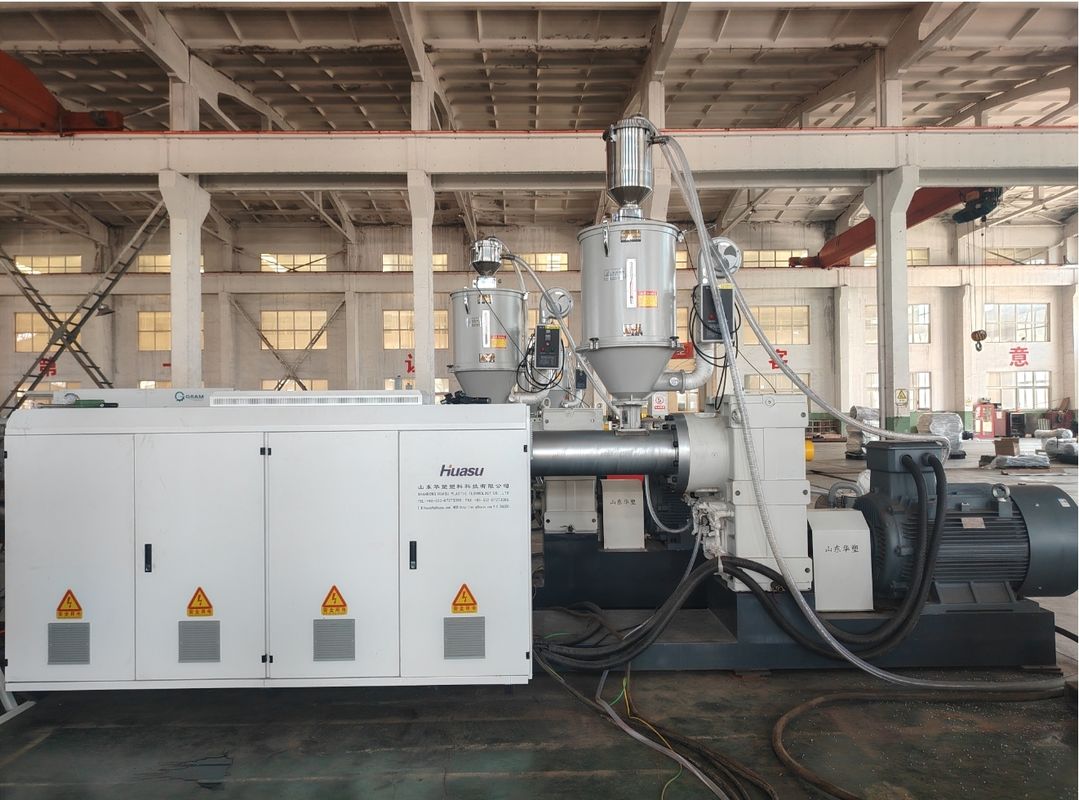 Linia do wytłaczania rur falistych dwuściennych z główną elektryką Siemens i metodą chłodzenia wodą