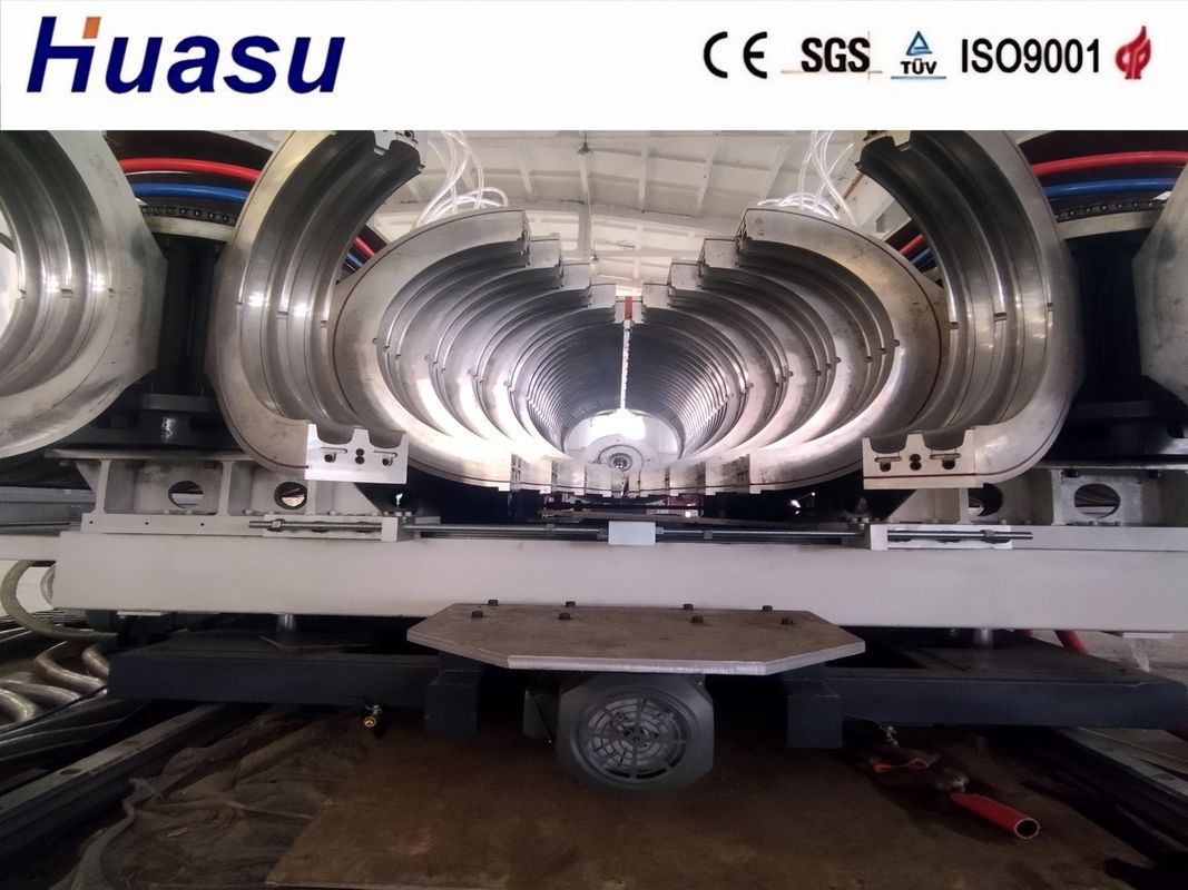 Maszyna do rurociągów falistego PVC 32-1600 mm z Siemens PLC