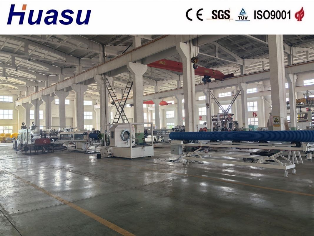 Linia do produkcji rur falistych PP 32-1600mm Sterowanie PLC