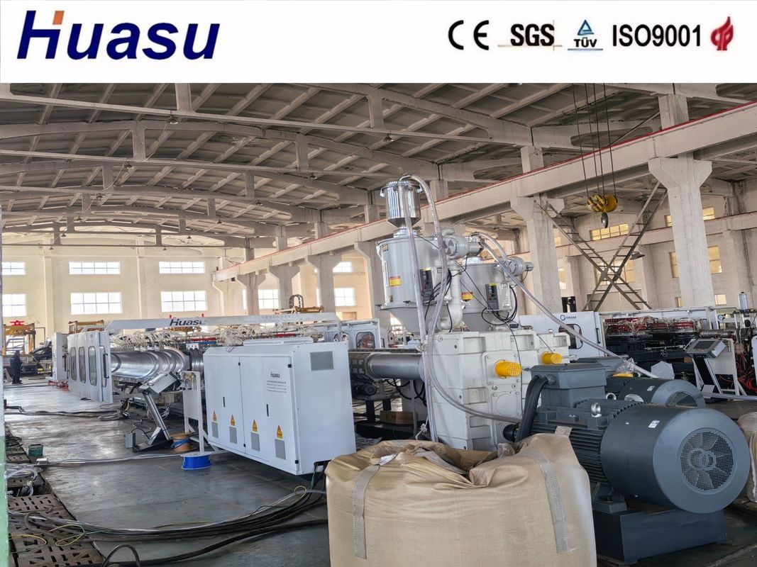 Linia do produkcji rur falistych dwuściennych 32-1600mm Siemens PLC