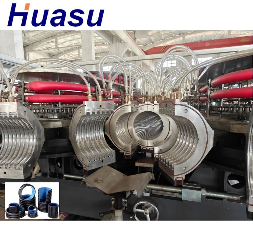 Podwójna ściana przewodu wytłaczania rur z inwerterem Siemens o średnicy min 63 mm