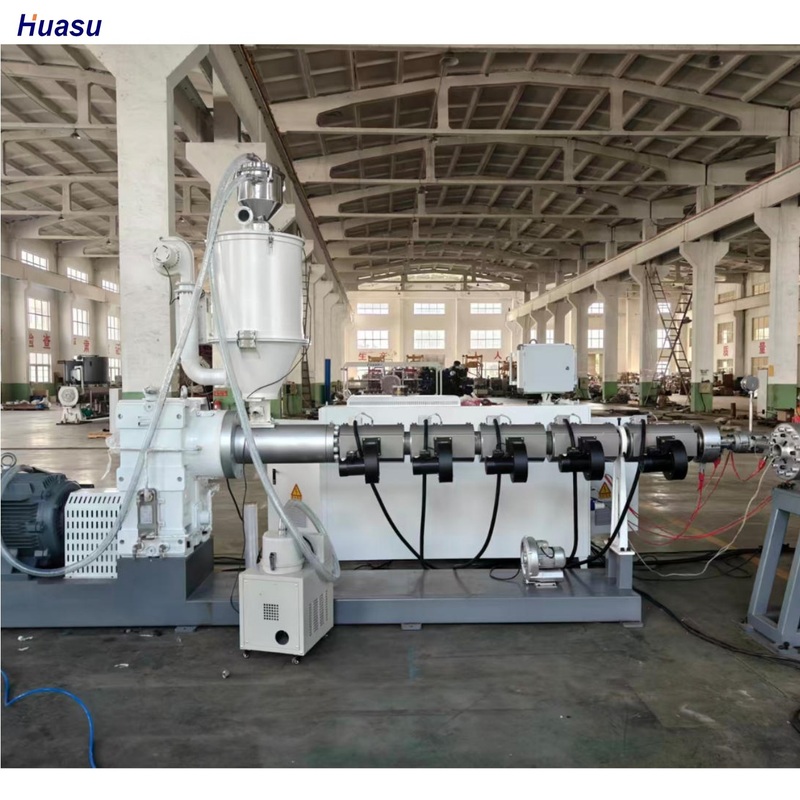 Automatyczna linia do wytłaczania rur karbowanych jednościennych z falą Siemens Inverter z przekaźnikiem Omron dla rur o średnicy 75-250mm