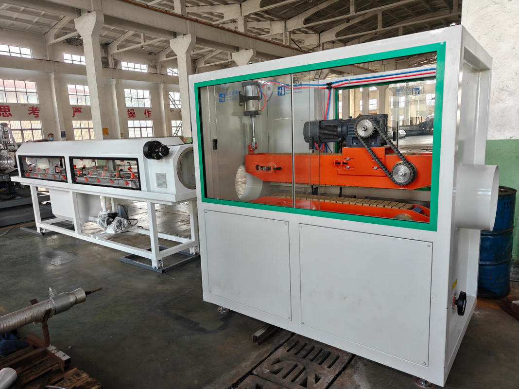 Linia do wytłaczania rur karbowanych dwuściennych z materiału 38CrMoAlA, napięcie 220-440V i specyfikacja 75-250mm