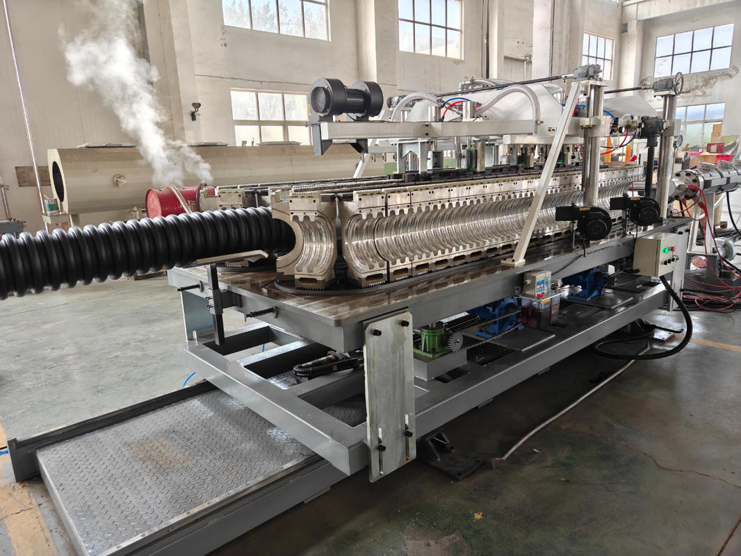 Plastic Single Wall Corrugated Pipe Extrusion Line with Siemens Main Motor and 35-55 Working Days Lead Time