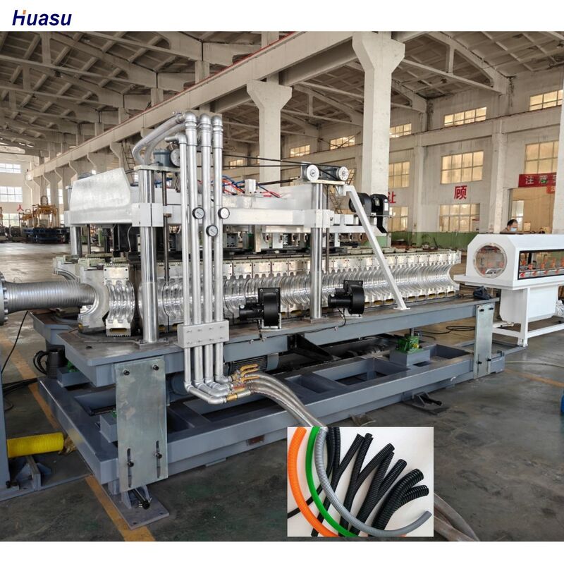 Główne części elektryczne Siemens Dwukrotna linia wytłaczania rur falistej z 48 ilością formy i funkcją chłodzenia wodą