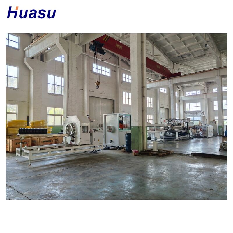 Siemens PLC sterowana linia wytłaczania rur HDPE o średnicy rur 32 mm - 1600 mm i mocy 100-2000 kg/h