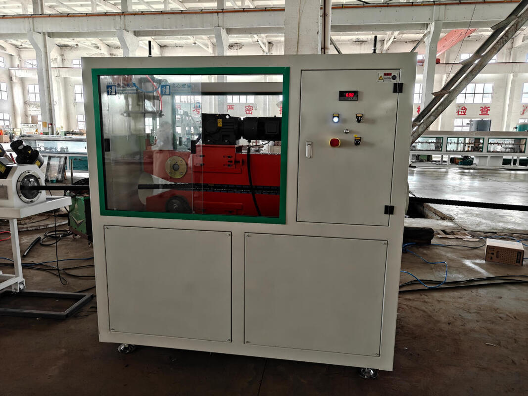 Kontrola PLC Jednoburkowa linia wytłaczania rur falistej z głębokością nitryzacji beczki 0,4 mm i Schneider/Siemens Electric Components