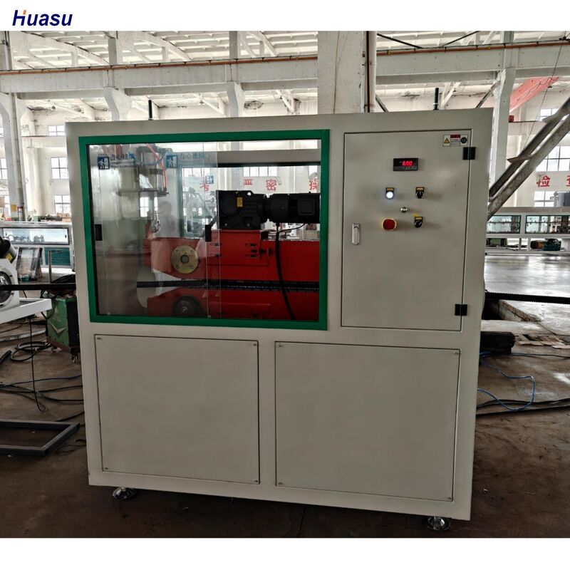 Linia do wytłaczania rur karbowanych jednościennych o maksymalnej średnicy 110 mm, z systemem chłodzenia wodnego i silnikiem Siemens do produkcji z dużą prędkością