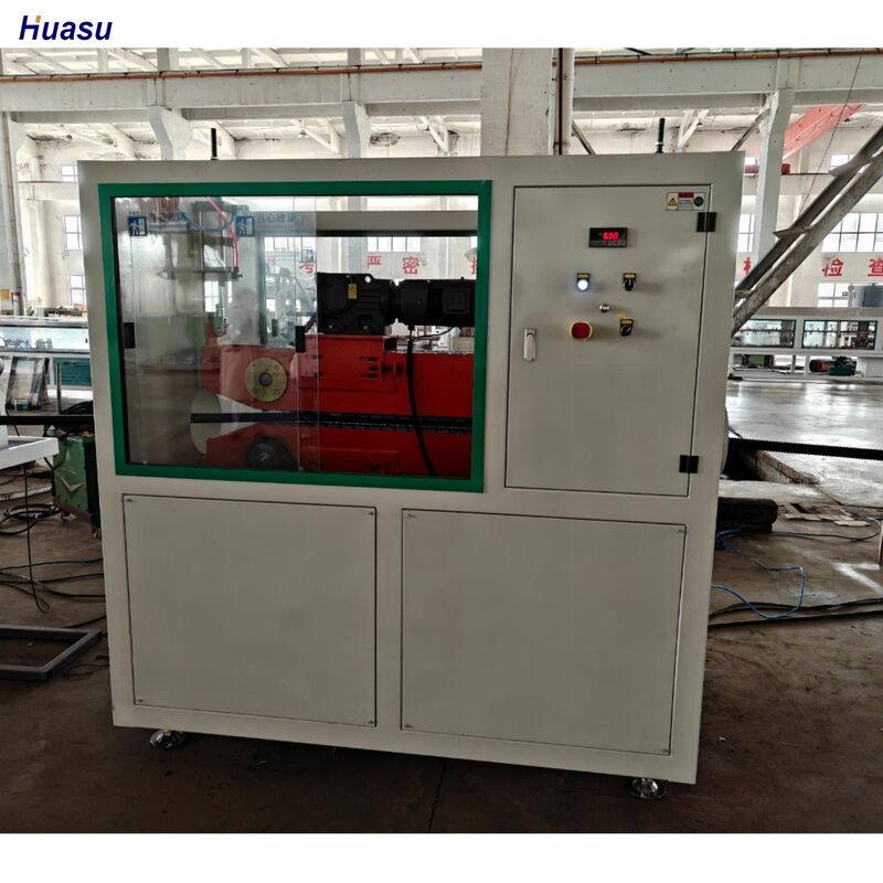 Całkowicie automatyczna linia wytłaczania rurociągów falistego silnika Siemens o maksymalnej wielkości rurociągu 110 mm