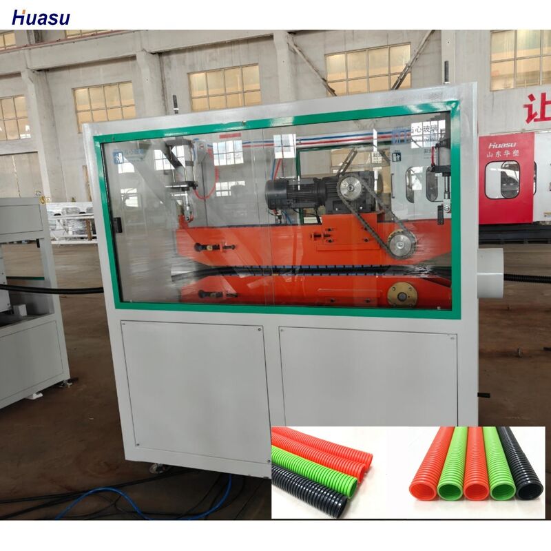 Linia wytłaczania rurociągów falistej z głęboką strukturą kanału śrubowego, przekładnią twardego zęba i okresem gwarancji 1 rok