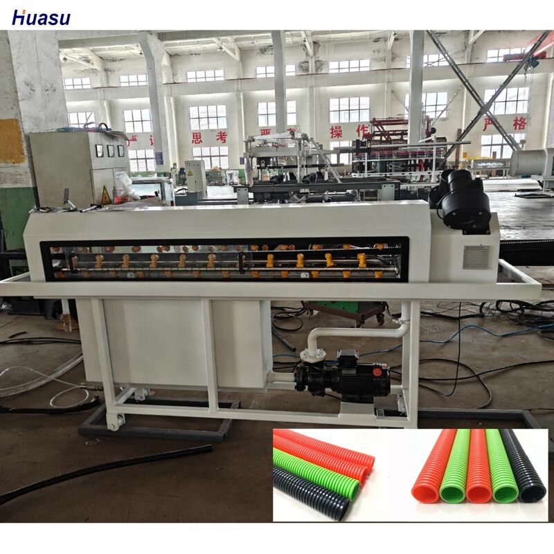 Linia wytłaczania rurociągów falistej z głęboką strukturą kanału śrubowego, przekładnią twardego zęba i okresem gwarancji 1 rok