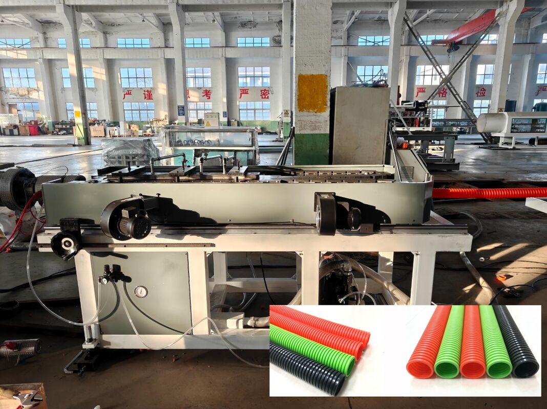 Linia wytłaczania rurociągów falistej z zdalnym sterowaniem PLC i Siemens Schneider Electrics do produkcji trwałych rur