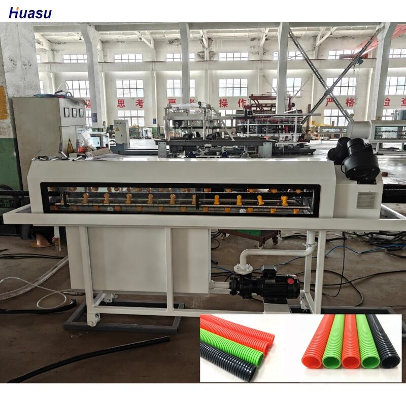 Linia wytłaczania rurociągów falistej z zdalnym sterowaniem PLC i Siemens Schneider Electrics do produkcji trwałych rur