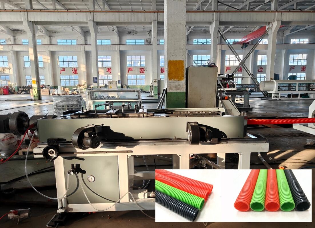 Linia wytłaczania rurociągów falistej z zdalnym sterowaniem PLC Siemens Schneider Main Electrics i materiałem 38CrMoAlA